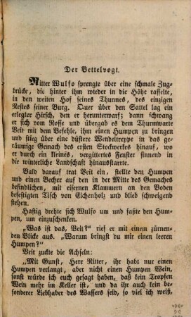 Ritter Wulfo von Adlerhorst, genannt der Bettelvogt und Teufelsritter : eine Ritter-, Räuber- und Geistergeschichte aus den ersten Zeiten des heimlichen Gerichtes. 1