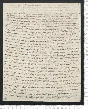 Brief von Marie-Anne Chamisso  an Hippolyte de Chamisso und Charles de Chamisso