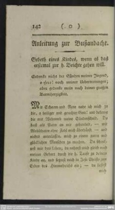 Anleitung zur Bußandacht