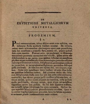 De eruditione metallicorum universa commentatio altera