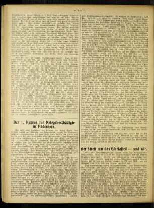 ¬Der¬ Streit um das Glorialied - und wir