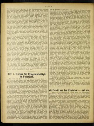 ¬Der¬ Streit um das Glorialied - und wir