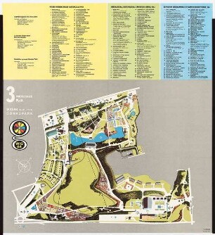 Wiener Internationale Gartenschau, Donaupark (WIG) 1964, Wien: Dreidimensionaler Plan vom Ausstellungsgelände WIG