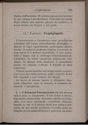 11. Famiglia: Criptofagidi.