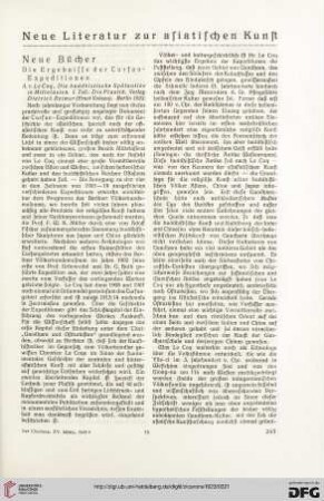 Neue Literatur zur asiatischen Kunst