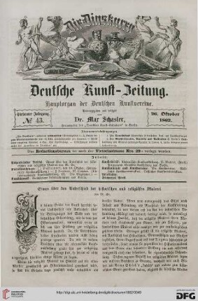 Nr. 43 (26. Oktober 1862)