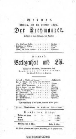 Verlegenheit und List