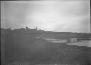 Neckarbrücke bei Wimpfen Ansicht vom 28.09.1927