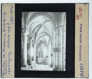 Vézelay, Ste-Marie-Madeleine : Innenansicht, Chorumgang