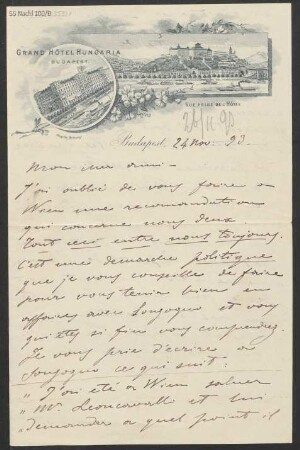 Brief an Adolph Fürstner : 24.11.1893