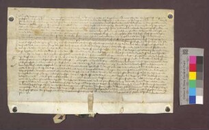 Wernli Schedler verkauft vor dem Vogt des Klosters Oberried zu Freiburg im Kappeler Tal, Jörg Ror, an Johann Menz von Weilersbach Haus, Hof und alle Zugehörungen im Kappeler Tal um 28 Pfund Pfennige zu genannten Bestimmungen.