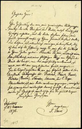 5-10-2-6.0000: Boser, Friedrich, Genremaler; diverse Schreiben ff.: Autographensammlung