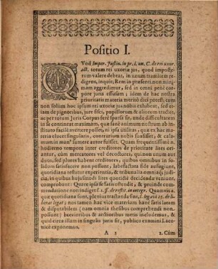 Disputatio Juridica Utilissimam Et Cottidianam De Prioritate Et Concursu Creditorum materiam tam secundum jus Civile quam Saxonicum succincte exhibens