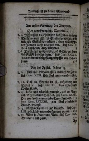 Am ersten Sonntag des Advents. - Am Sonntage Exaudi.