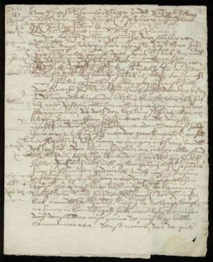 Brief von Johann Hermann Dippel an Friedrich Lucae