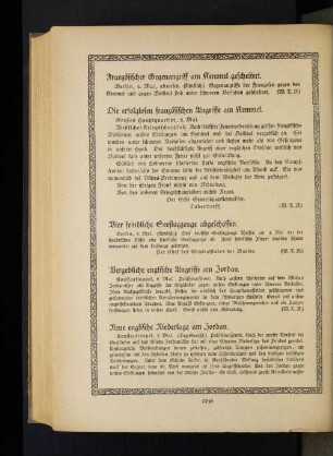 Vergebliche englische Angriffe am Jordan.