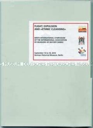 Pressemappe zum internationalen Symposium im DHM über Flucht, Vertreibung und "ethnische Säuberung"