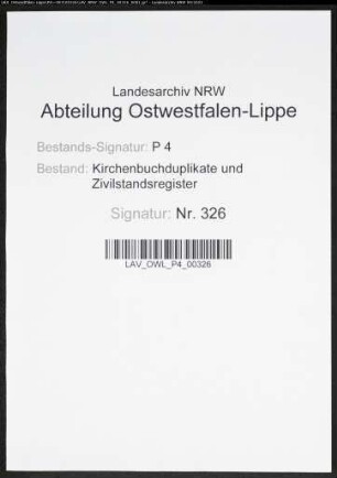 Kirchenbuchduplikat der katholischen Gemeinde Störmede, Kreis Lippstadt (GHT 1824-1826). (Gemeinde: Katholische Gemeinde)