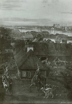 Ansicht von Warschau mit dem Majoratspalast : Technikgeschichte | Forstwirtschaft, Jagdwesen | Jagdwesen | Jäger, Jagdhelfer