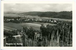 Sörnewitz. Blick von der Bosel auf Sörnewitz