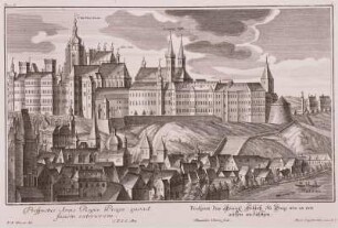 Prag, Prospect des Königl. Schloß zu Prag, wie es von aussen anzusehen