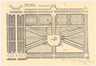 Friedhof Ohlsdorf, Hamburg: Grundriss Detail 1:500