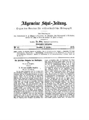Die häuslichen Aufgaben der Volksschule