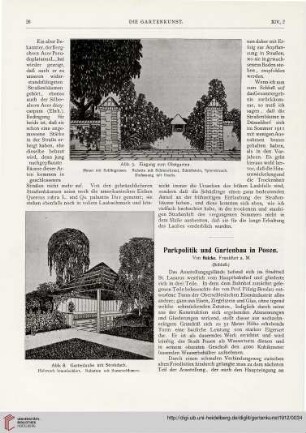 14: Parkpolitik und Gartenbau in Posen, [2]