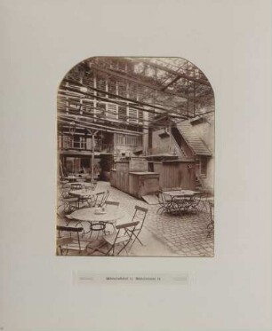 Wirtschaftshof II. der Brauerei Hoepfner in der Kaiserstraße in Karlsruhe