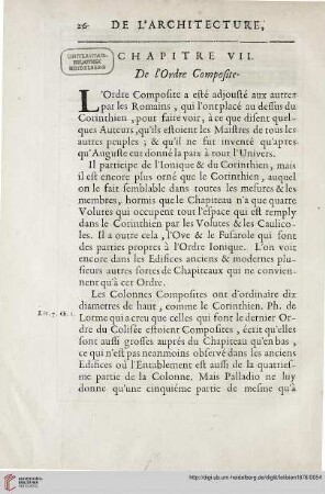 Chapitre VII: De l'ordre composite