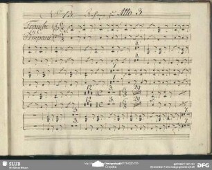 No. 13 Coro (tr, timp)