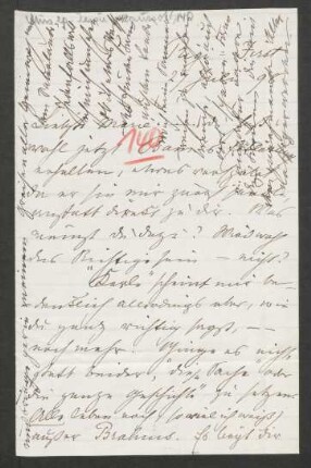 Brief an Marie von Bülow : 27.07.1898