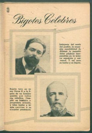 Bigotes célebres - [Ilustración]