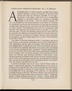 Compulsory american printing