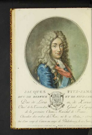 Jacques Fitz-James. Duc de Berwick et de Fitz-James