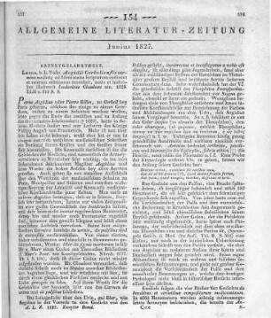 Aegidius: Aegidii corboliensis carmina medica. Hrsg. v. J. L. Choulant. Leipzig: Voss 1826