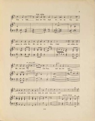 Vier Lieder : für eine Singstimme mit Klavierbegleitung ; Op. 32 ; Fräulein Auguste Götze und Fräulein Molly von Kotzebue gewidmet, 1. Im Frühling