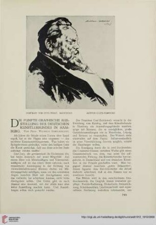 2: Die fünfte graphische Ausstellung des Deutschen Künstlerbundes in Hamburg
