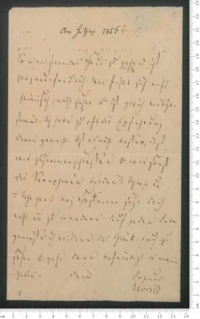 Brief von Johann Ferdinand Koreff an Julius Eduard Hitzig