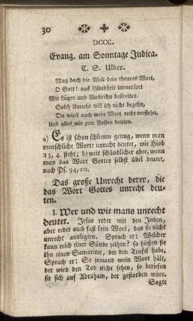 DCCC. Evang. am Sonntage Judica.