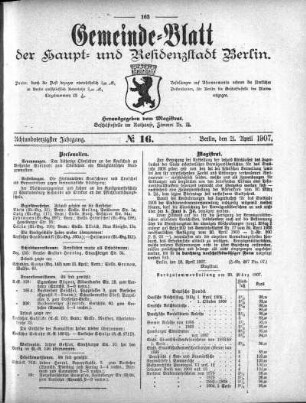 1907,16: No. 16, 21. April 1907