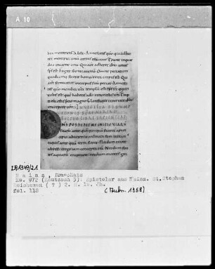 Epistolar: Textseite mit Initiale D