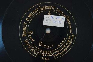 Befreit, o welche Seligkeit : Duett aus "Troubadour" / [Giuseppe Verdi]
