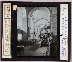 Segeberg: Kirche, Inneres nach Westen