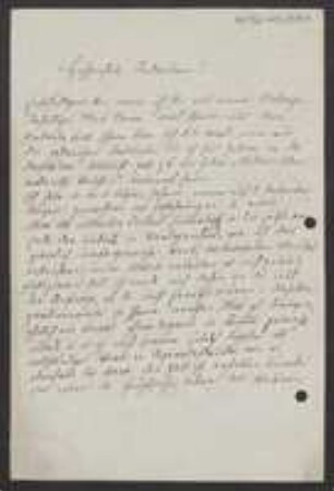 Brief von Gabriel Strobl an Regensburgische Botanische Gesellschaft