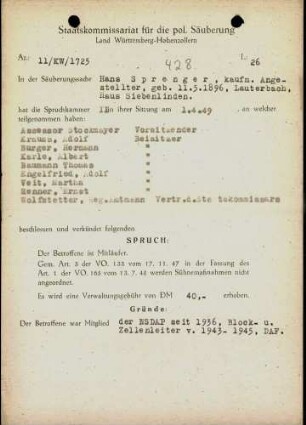 Sprenger, Hans