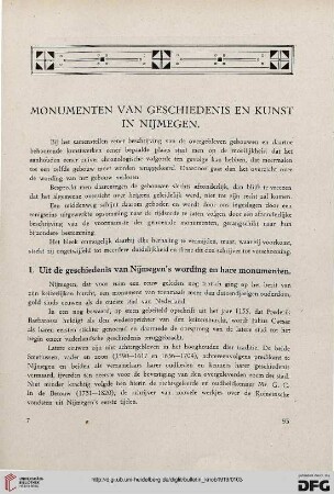2.Ser. 12.1919: Monumenten van geschiedenis en kunst in Nijmegen