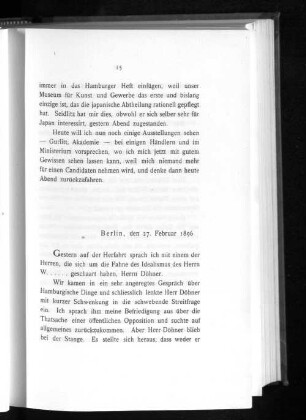 Berlin, den 27. Februar 1896