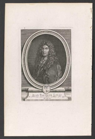 Porträt Jean-Baptiste Lully (1633-1687)
