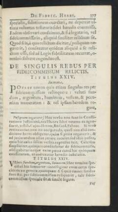 Titulus XXIV.
